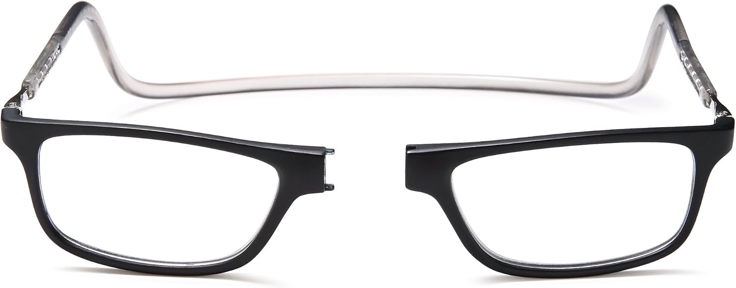 Lunettes, Lunettes Loupe, Lunettes De Lecture Magnétique, Longueur RéGlable Lunette De Lecture Homme Femme, NV2904 Noir 1.5 1.5 Dioptres