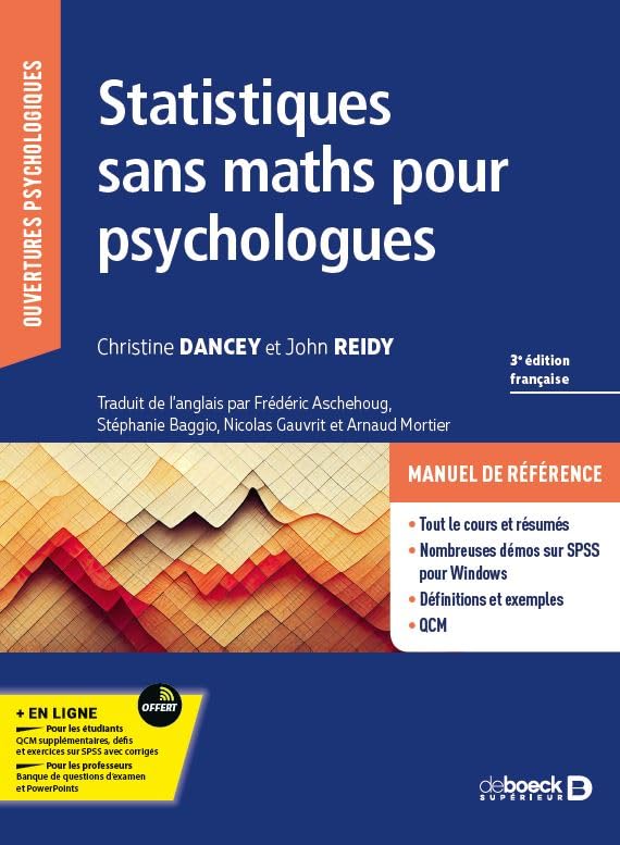Statistiques sans maths pour psychologues: SPSS pour Windows - QCM et exercices corrigés