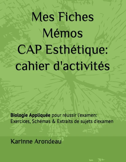 Mes Fiches Mémos CAP Esthétique: Biologie Appliquée pour réussir l'examen: Exercices, Schémas & Extraits d'examen