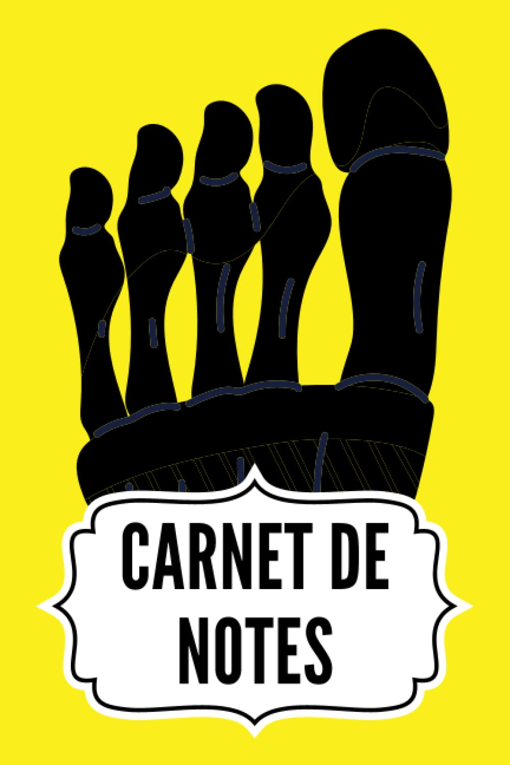 CARNET DE NOTES - PODOLOGUE - MÉDECINE DES PIEDS - RADIOLOGIE, SQUELETTE ET ANATOMIE: cahier ligné 120 pages Format A5 facile à transporter