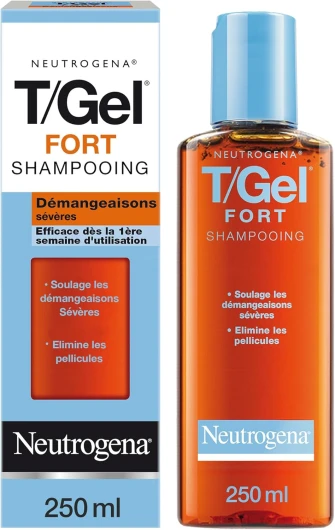 T/Gel Shampoing Démangeaisons Intenses, Elimine pellicules des las 1iere Semaine, 250 ml (l'emballage peut varier) 250 ml (Lot de 1)