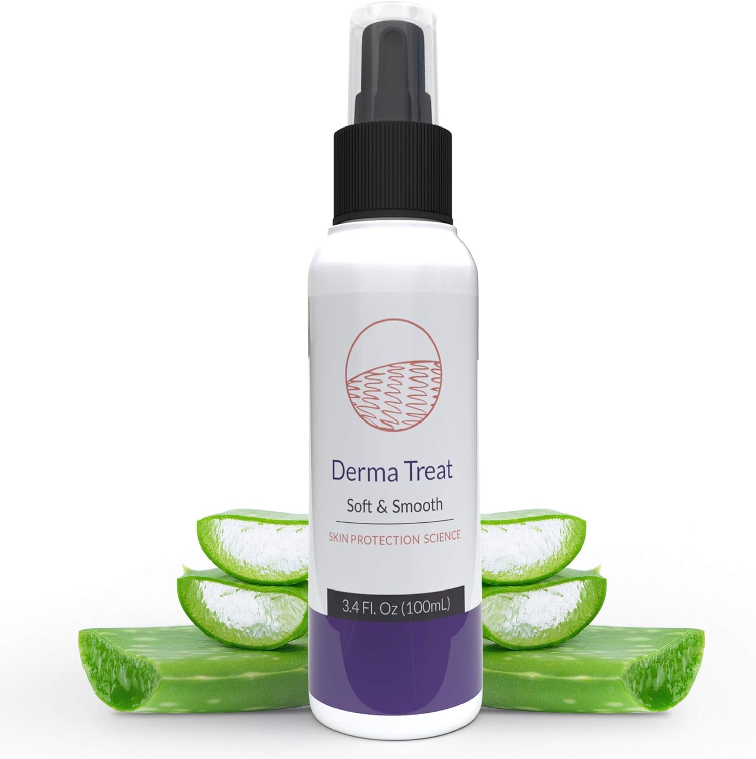 Derma Treat Traitement Psoriasis et Eczema I Soin Naturel, calme le Psoriasis de la Peau et du Cuir Chevelu I Traitement pour Peau Atopique ou Irritée I Alternatif à la Crème Psoriasis, 100 ml