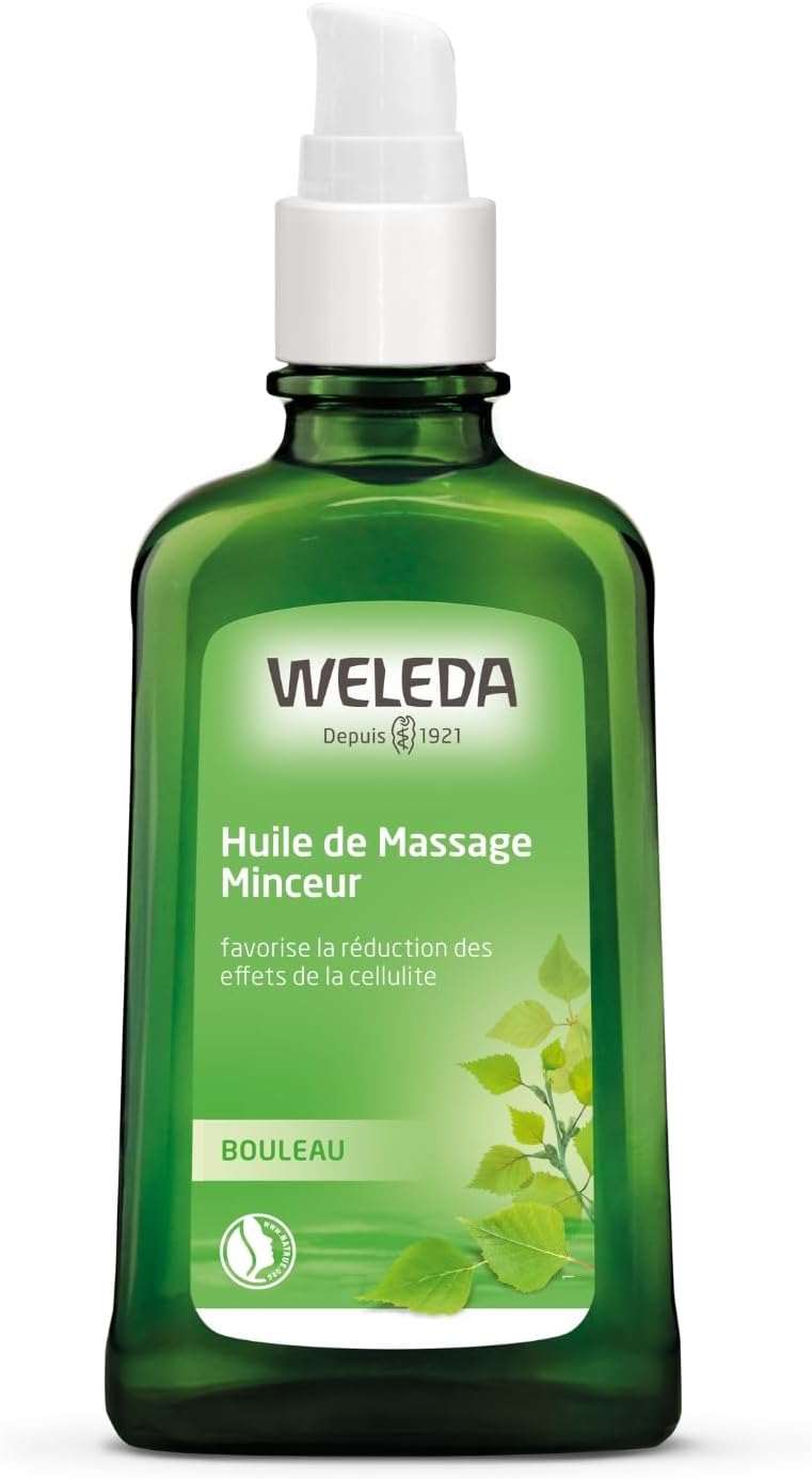 Huile de Massage Anti-Cellulite au Bouleau - Favorise la Réduction des effets de cellulite - NATRUE - Vegan - 100ml 100 ml (Lot de 1)
