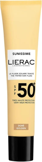 Lierac Sunissime Le Fluide Solaire Teinté Visage SPF50+ 40 ml - Teinte : Doré