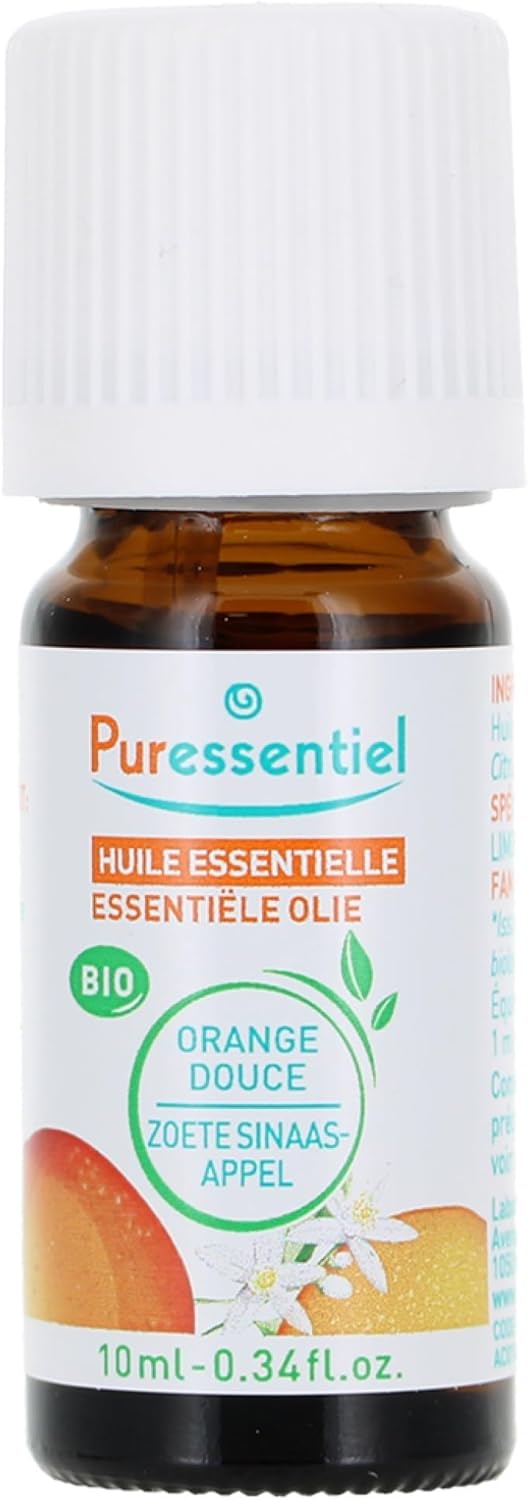 Huile Essentielle Orange Douce - Bio - 100% pure et naturelle - HEBBD - 10 ml 10 ml (Lot de 1)