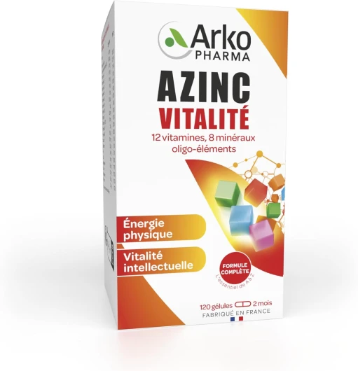 Azinc forme et vitalité 120 gélules