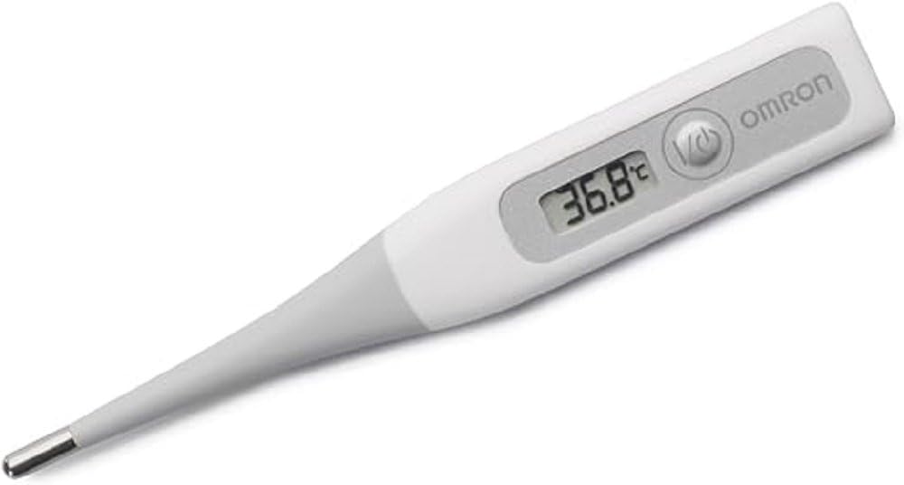 Flex Temp Smart Thermomètre digital de fièvre pour utilisation orale, axillaire et rectale Lecture précise, facile à nettoyer, Idéal pour les adultes, les enfants et les bébés Taille Unique Uni