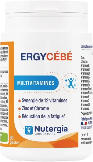 Nutergia Ergycébé - 90 gélules