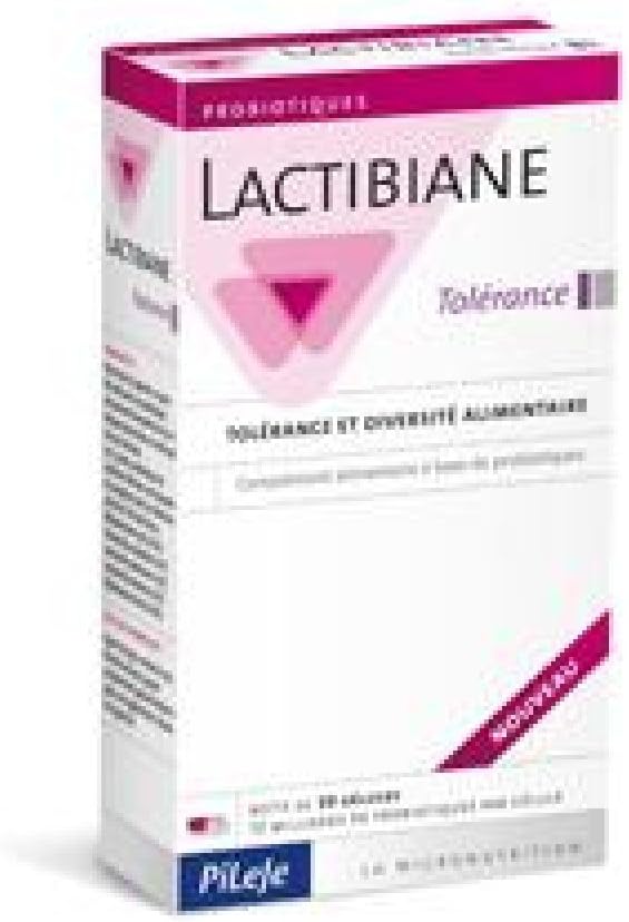 Pileje - Lactibiane Tolérance - 30 Gélules - Complément alimentaire à base de 5 baies