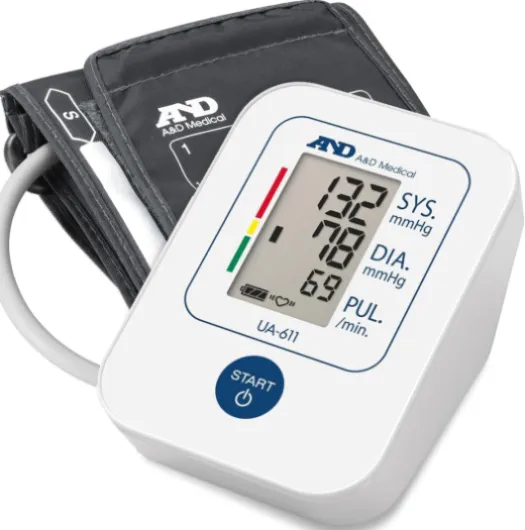 A&D Medical Tensiomètre, Tensiomètre Bras Électronique avec Détection D'arythmie, Brassard (22-32 cm) – UA-611, Pack of 1