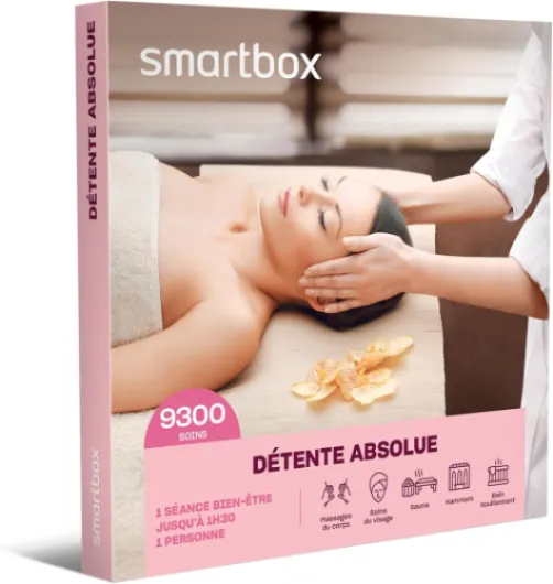 Coffret cadeau Massage ou soin de bien-être pour 1 personne - Idée cadeau détente Détente absolue