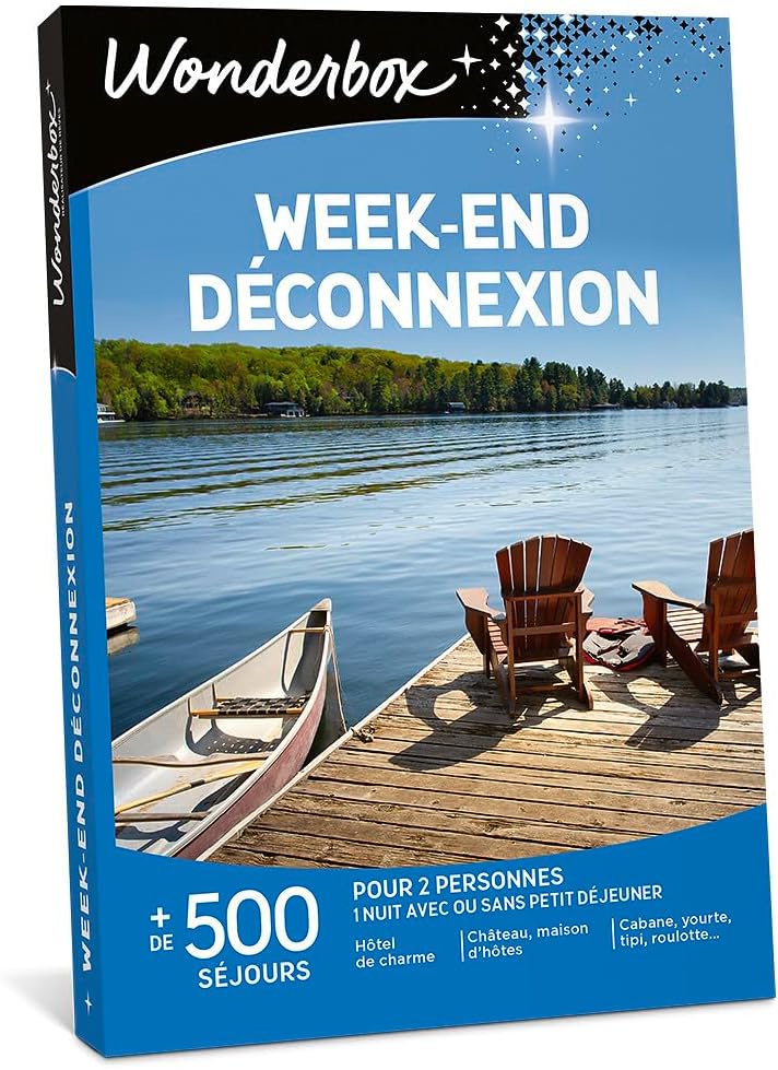 Week-End Déconnexion - Coffret Cadeau - Idée Cadeau Séjours