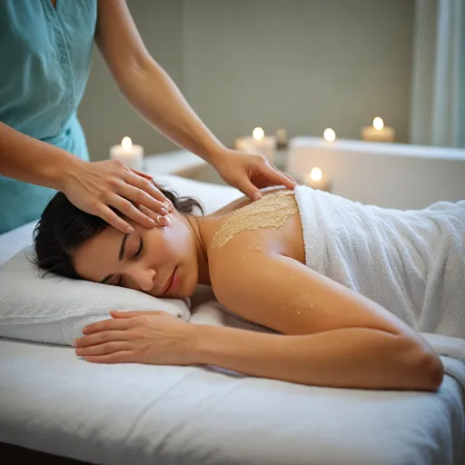 Les bienfaits du gommage corporel en institut