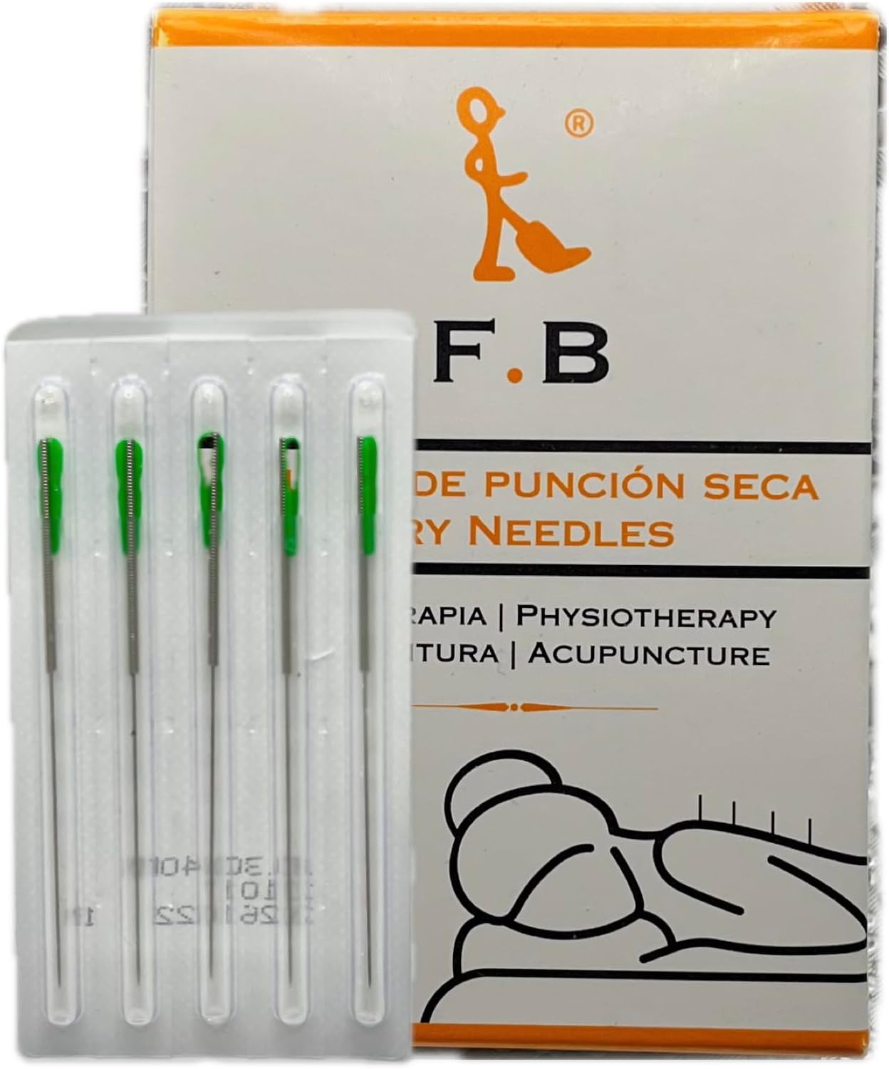 Ponction sèche et acupuncture (0,25 x 25 mm) 0.25 x 25mm