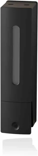 Distributeur Savon Mural, Distributeur Gel Douche et Shampoing, Design Moderne en, Hôtel et Maison, sans perçage Noir 400 ML - avec fenêtre Transparente Noir 1 Tasse