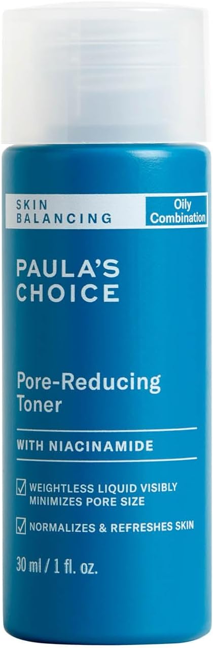 Paula's Choice SKIN BALANCING Lotion Tonique Visage - Vitamin B3 Tonique - Réduire Les Points Noirs, Imperfections & Pores Dilatés - avec Niacinamide - Peaux Mixtes à Grasses - 30 ml 30 ml (Lot de 1)