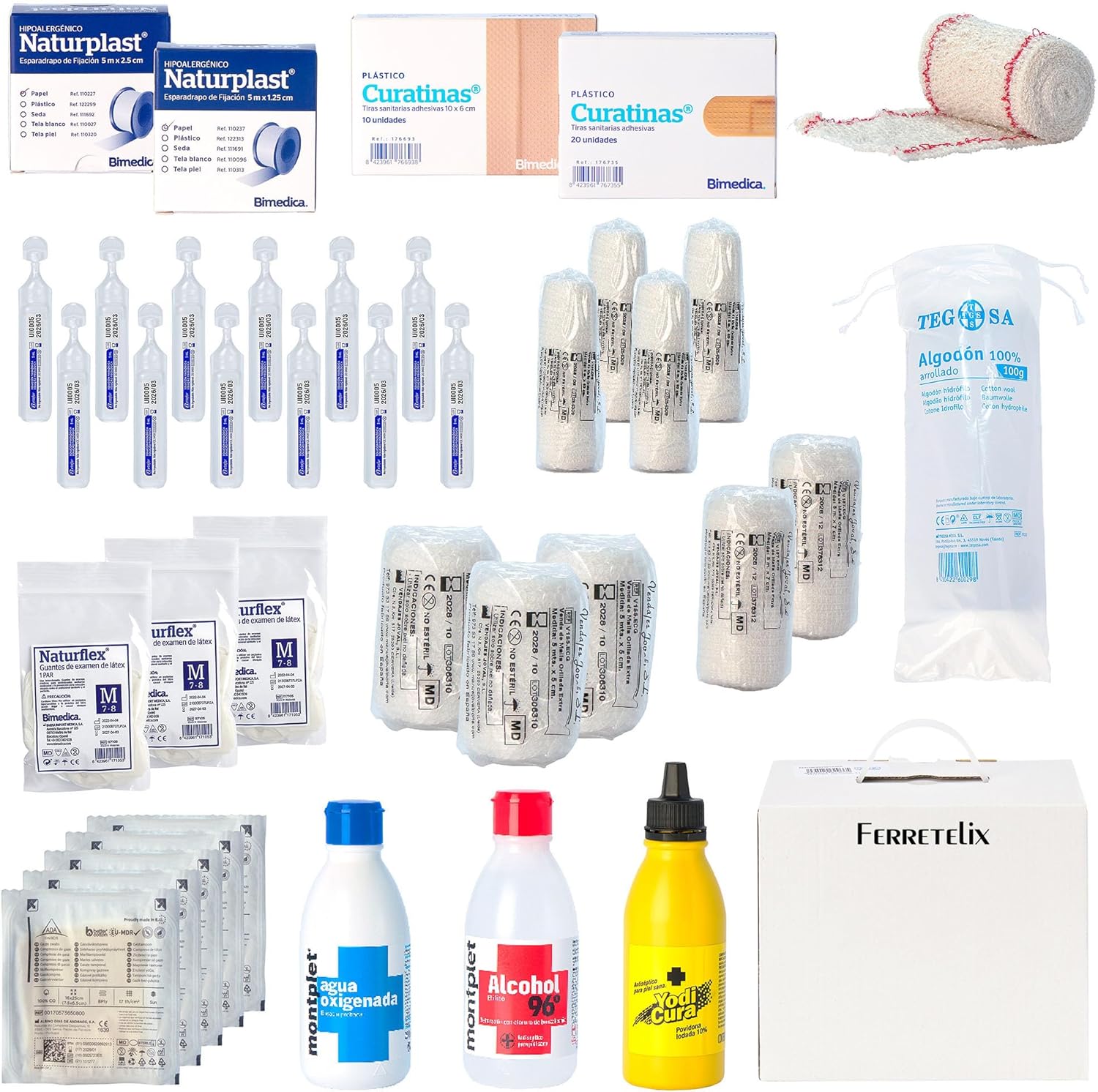 Kit de remplacement armoire/mallette de premiers secours G