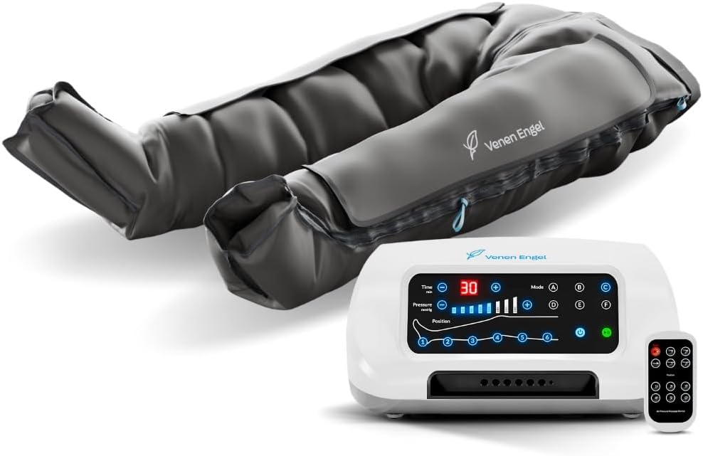 6 Premium Medical avec pantalon Lymph-Flow - 6 programmes de massage - Certifié médical pour troubles veineux et lymphatiques - Traitement de la cellulite