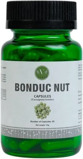 Bonduc Nut – Complément Alimentaire pour le Bien-Être des Femmes - Soutien Hormonal Naturel - Confort Digestif & Énergie Quotidienne - 60 Gélules Vegan