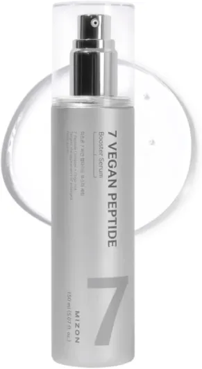[MIZON] 7 VEGAN PEPTIDE BOOSTER SERUM (150ml) Soin Coréen - Glass skin en 7 secondes - Réduction des pores - 7 Solutions Anti-Imperfections - Hydrate & sublime votre peau