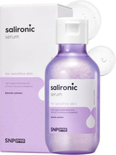 Prep Salironic Serum – Sérum visage coréen avec BHA, Houttuynia Cordata, Camomille, Squalane et Acide Hyaluronique pour hydratation profonde et contrôle du sébum, 110ml