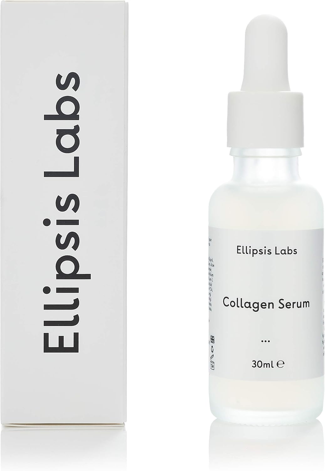 Serum de Collagene Visage d'Ellipsis Labs - Des technologies anti-âge combinées à des propriétés stimulant la production de collagène, pour atténuer les ridules et les rides (30ml)