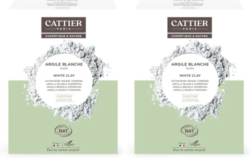 Argile Blanche Surfine Kaolin 200g (Lot de 2) 1 Unique