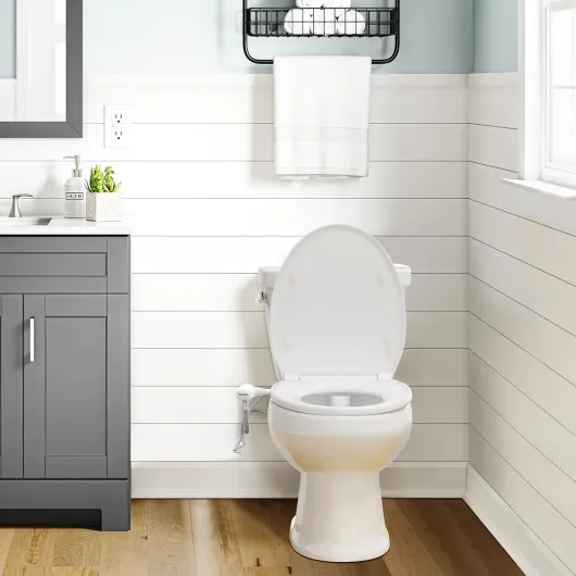 Bidet Toilette WC Japonaise Toilette Bidet Non Électrique Double Buse Interface France Taille Standard 3/8-Bidet Kit Complet