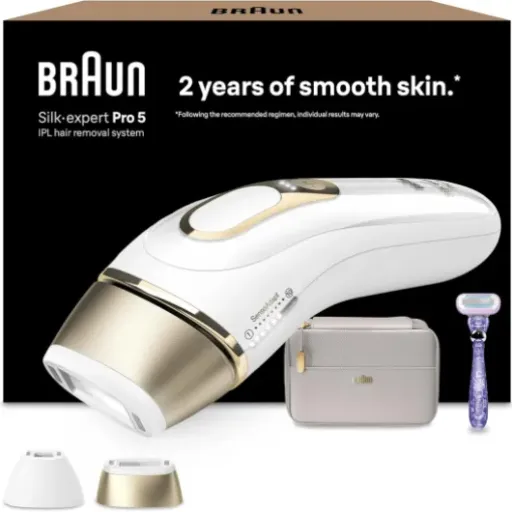 Test Braun Epilateur Lumiere Pulsee Silk·expert Pro 5 PL5157 : l'alternative maison au laser.