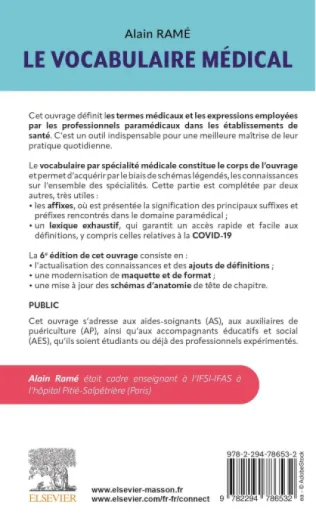 Le vocabulaire médical des AS/AP/AES: aide-soignant, auxiliaire de puériculture, accompagnant éducatif et social