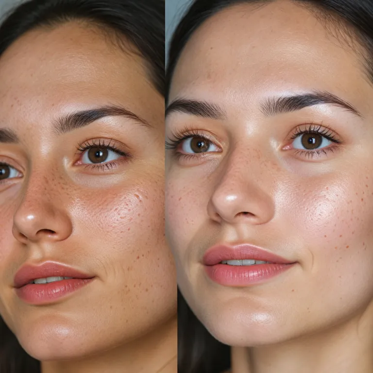 Les effets visibles d’un massage visage avant et après la séance