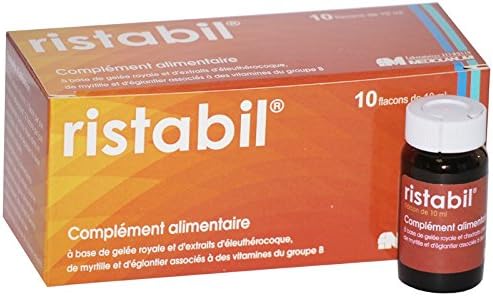 Ristabil solution buvable - Anti-fatigue et reconstituant naturel - Lot de 2 Boites 10 x 10ML