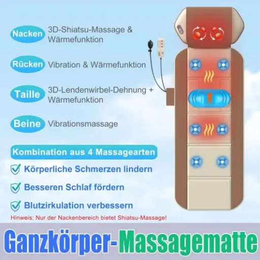 Test Comrelax CO-7010 : le matelas de massage qui détend bien, mais plus par vibrations que par vrai massage