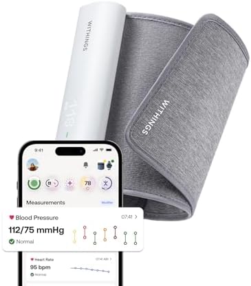 BUNDLE Withings BPM Connect + Travel Case - Tensiomètre Électronique à Bras, Tensiometre Bras, Appareil Pour Mesurer La Tension, Brassard Tensiometre - Synchronisation Wi-Fi et Bluetooth