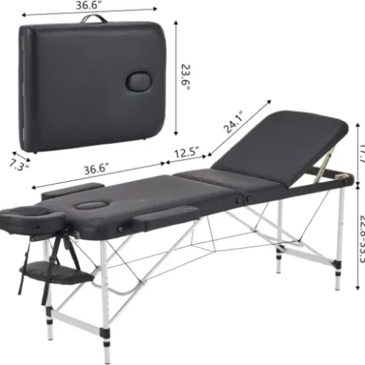 Test YOUNIKE Table de Massage Pliante 3 Zones : la table alu pas chère qui fait le job pour débuter