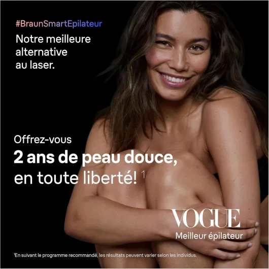 Epilateur Lumiere Pulsee Smart Skin i·expert, Alternative Au Laser A Domicile, Réduction Semi-Définitive Des Poils, Avec Application, Pochette, Rasoir Femme Gillette Venus, 4 Têtes, PL7431 Bronze