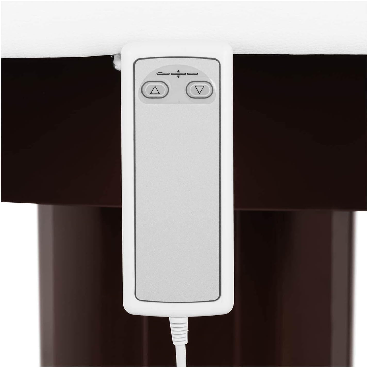 Physa Pescara White Fauteuil De Soin Esthétique Électrique Chaise Institut Beauté Tatouage (Cadre : Acier, Revêtement : Cuir synthétique (PU), Commande Manuelle, Coussin pour la tête)