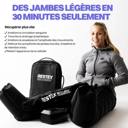 Test Bottes de Pressothérapie Restex Recovery 6 Chambres : la pressothérapie maison qui fait (globalement) le job