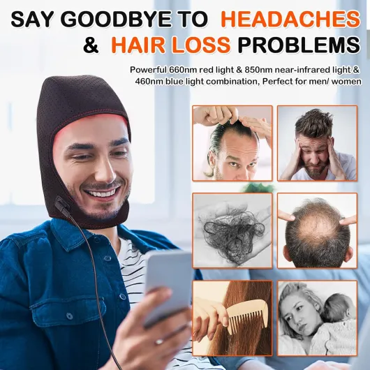 Test JOBYNA Chapeau Lumière Rouge/Infrarouge/Bleue : gadget cher ou vraie aide contre la perte de cheveux ?