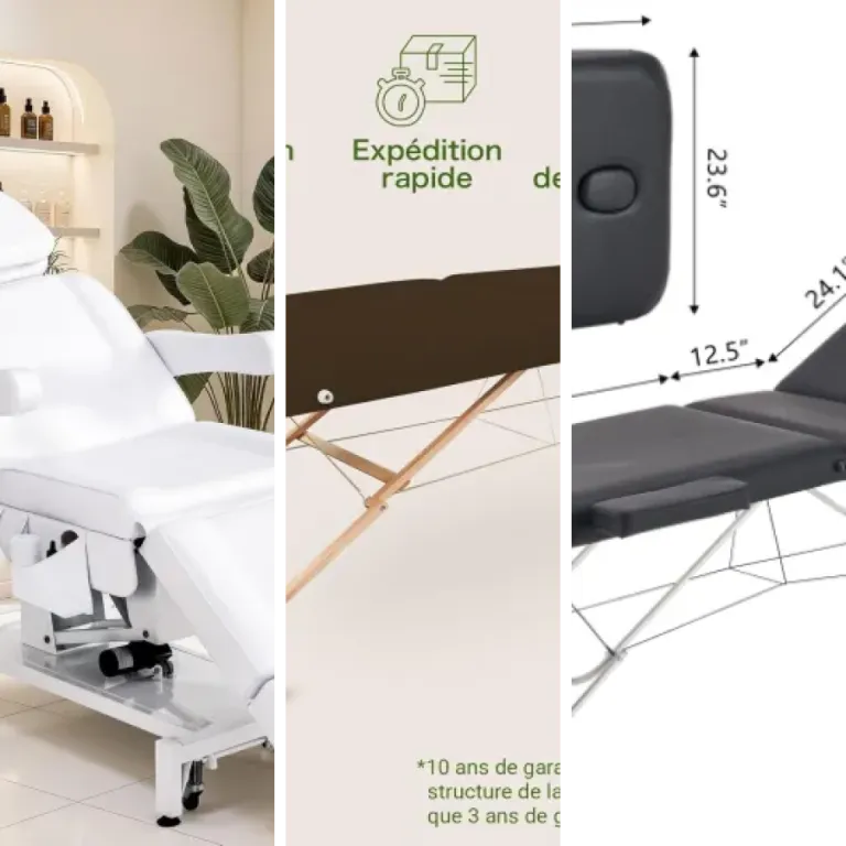 Top 7 des meilleurs tables de massage esthétiques pliables professionnelles (2026)