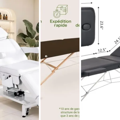 Top 6 des meilleurs tables de massage esthétiques pliables professionnelles (avril 2026)