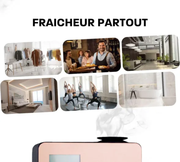 Diffuseur d'Huiles Essentielles - Aromathérapie Marketing Olfactif Grande Surface Magasin Hotel - Silencieux & Automatique +1000 m³ - Diffuseur Électrique D'arômes Professionnel