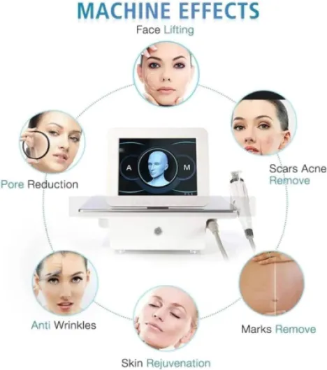 Appareil De Lifting du Visage, Appareil Multifonction pour Soins Peau, Traitement Anti-Rides Et Anti-Cicatrices,Lifting du Visage, Anti-âge, Taches Rousseur Et Rides