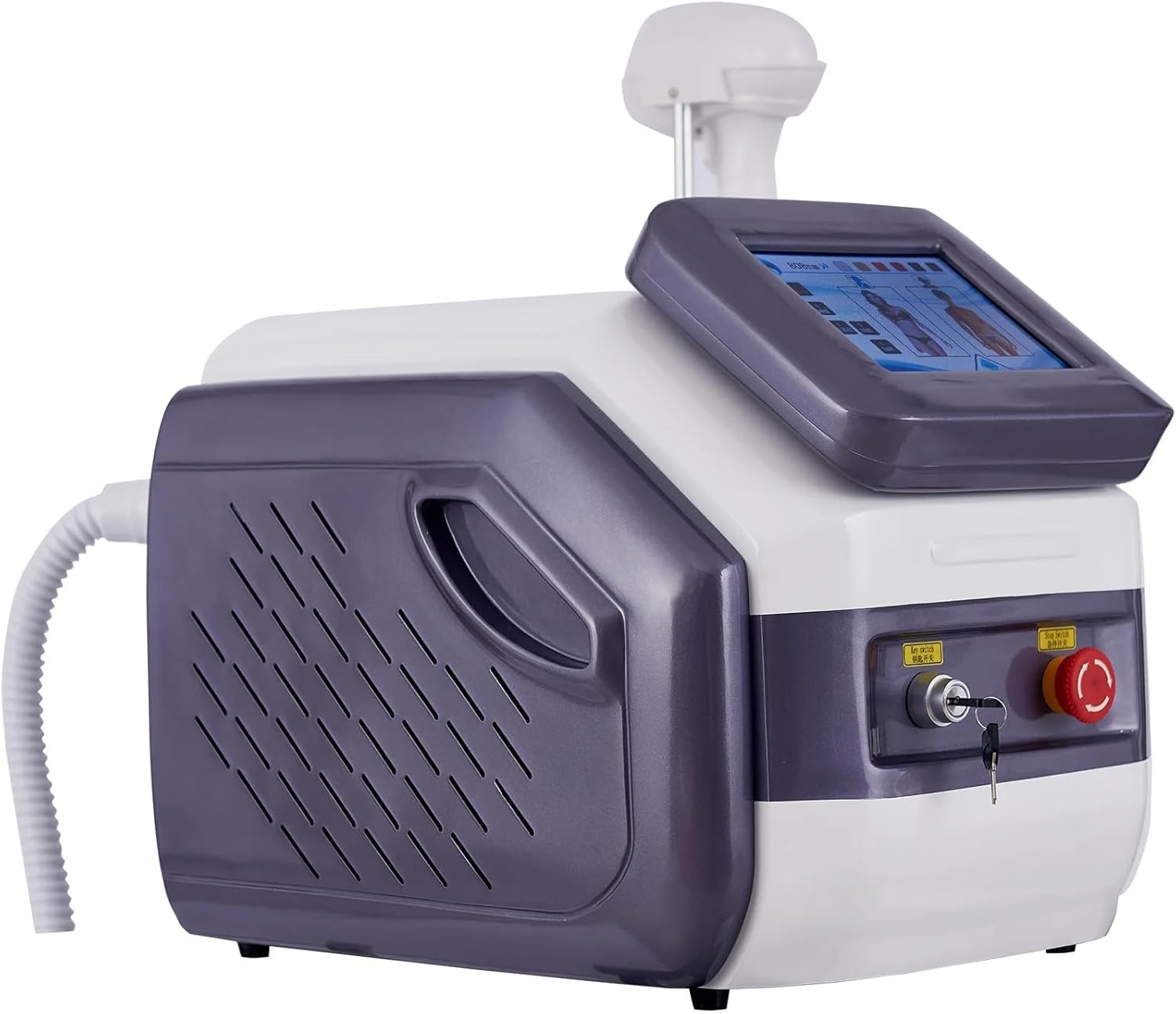 Machine professionnelle d'épilation de radium de laser de diode, trois longueurs d'onde 755nm 808nm 1064nm, refroidissement rapide de poignée d'épilation, spécial pour le salon de beauté