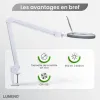 Test Lumeno LED Lampe loupe 7215GR : une vraie lampe de boulot pour voir les détails sans se flinguer les yeux
