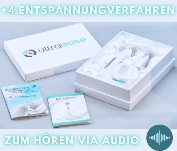 Ultrasons à domicile - Ultrasons chauffants, sans fil, sans vibrations & physiologiques pour le corps et le visage & soins de la peau - avec quatre techniques psychologiques