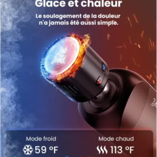 Test Bob and Brad X6 Pro Max : le pistolet de massage costaud avec chaleur/froid qui fait le job