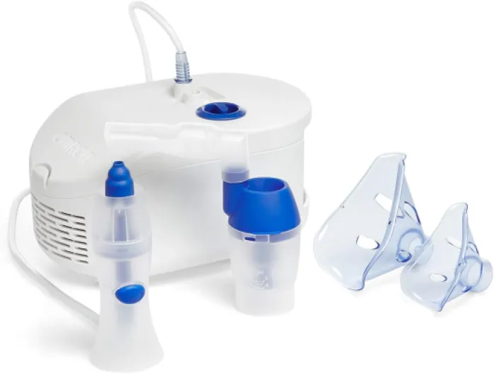 C102 Total Nébuliseur 2 en 1 avec Douche Nasale/Soulage Efficacement Nez Bouché/Symptômes Allergiques Chez Enfants/Adultes