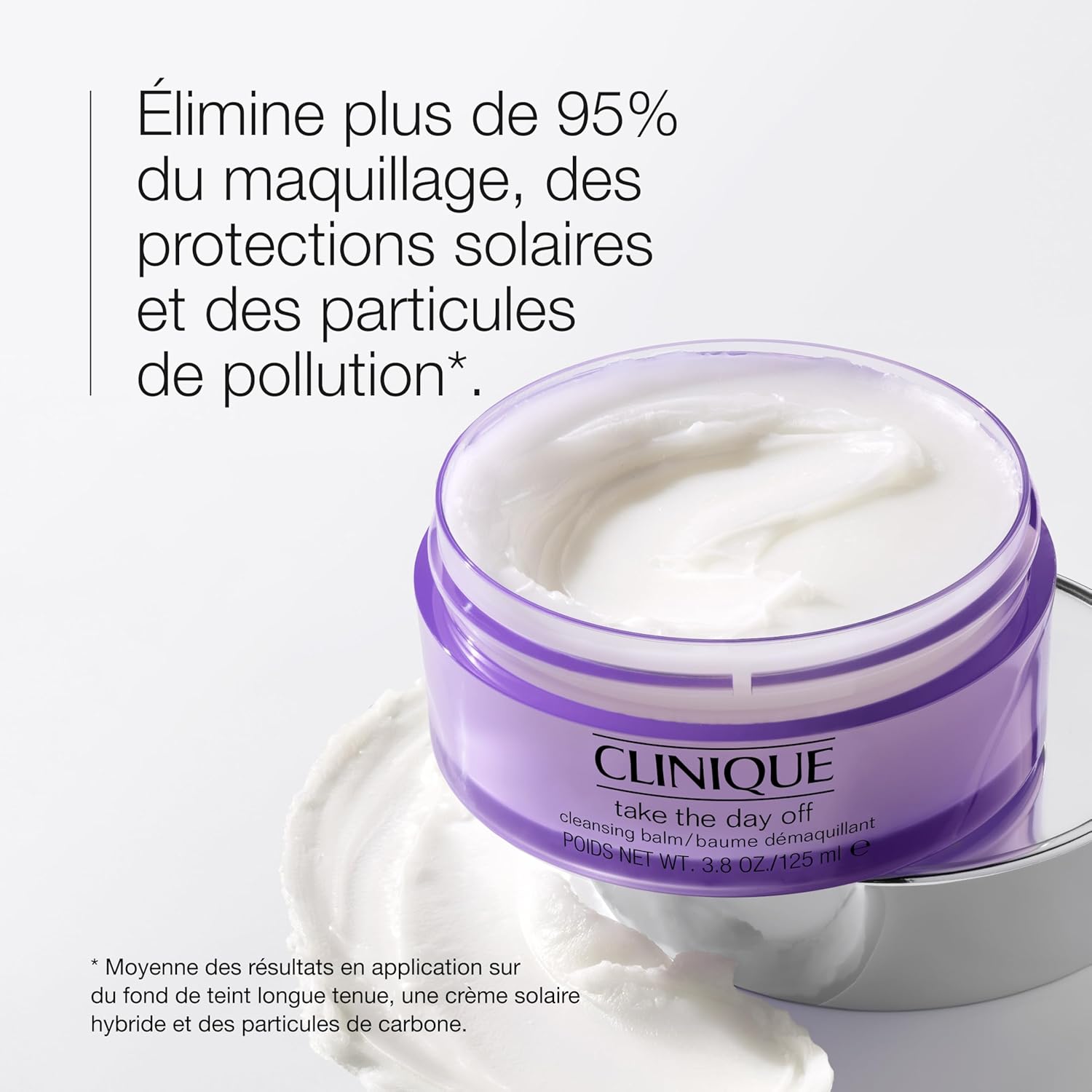 Clinique Take The Day Off Baume Démaquillant - Dissout Maquillage et Écran Solaire 125 ml (Lot de 1)