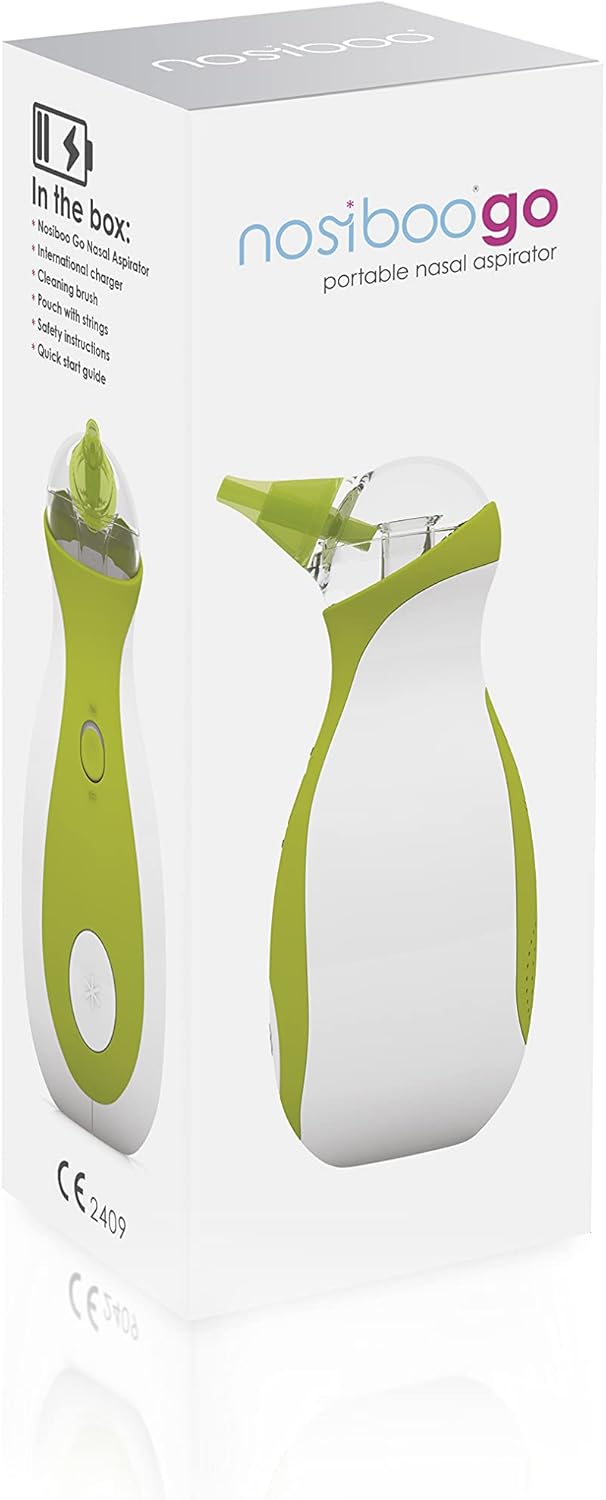 Go Mouche Bébé Électrique - Fabriqué dans l’UE - Nomade et rechargeable - Qualité premium - Aspiration avec technologie UPT